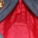 Christian Dior Canage Hand Bag Nylon Black Gold Auth 149311-19