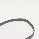 PRADA Hand Bag Leather Gray Silver Auth 149313-15