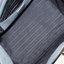 PRADA Hand Bag Leather Gray Silver Auth 149313-11