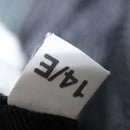 PRADA Hand Bag Leather Gray Silver Auth 149313-12