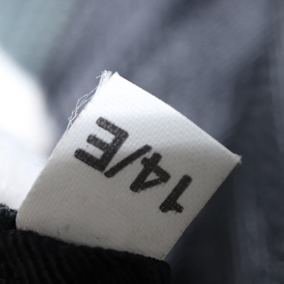 PRADA Hand Bag Leather Gray Silver Auth 149313