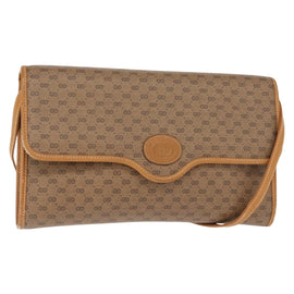 GUCCI Micro GG Supreme Shoulder Bag PVC Beige Gold 004 106 0146 Auth 149323