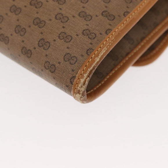 GUCCI Micro GG Supreme Shoulder Bag PVC Beige Gold 004 106 0146 Auth 149323