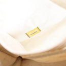 CHANEL Camelia Tote Bag Patent leather Beige Gold CC Auth 149325-11