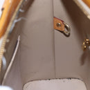 LOUIS VUITTON Monogram Vernis Houston Hand Bag Beige M91004 LV Auth 149327-19