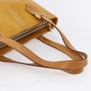 LOUIS VUITTON Monogram Vernis Houston Hand Bag Beige M91004 LV Auth 149327-7