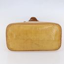 LOUIS VUITTON Monogram Vernis Houston Hand Bag Beige M91004 LV Auth 149327-5