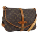 LOUIS VUITTON Monogram Saumur 30 Shoulder Bag M42256 LV Auth 149330-1