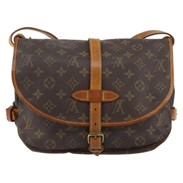 LOUIS VUITTON Monogram Saumur 30 Shoulder Bag M42256 LV Auth 149330 - 0