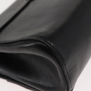 Chloe Chain Shoulder Bag Leather Black Gold Auth 149333-15