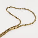 Chloe Chain Shoulder Bag Leather Black Gold Auth 149333-8