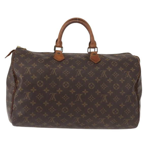LOUIS VUITTON Monogram Speedy 40 Hand Bag M41522 LV Auth 149343