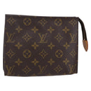 LOUIS VUITTON Monogram Poche Toilette 19 Pouch M47544 LV Auth 149344-1