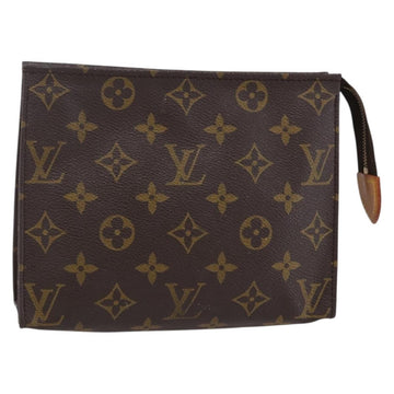 LOUIS VUITTON Monogram Poche Toilette 19 Pouch M47544 LV Auth 149344