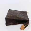 LOUIS VUITTON Monogram Poche Toilette 19 Pouch M47544 LV Auth 149344-4