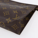 LOUIS VUITTON Monogram Poche Toilette 19 Pouch M47544 LV Auth 149344-7