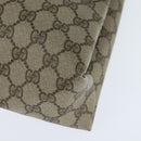 GUCCI GG Supreme Web Sherry Line Tote Bag PVC Beige Gold 39 02 091 Auth 149350-14