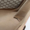 GUCCI GG Supreme Web Sherry Line Tote Bag PVC Beige Gold 39 02 091 Auth 149350-19
