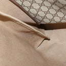 GUCCI GG Supreme Web Sherry Line Tote Bag PVC Beige Gold 39 02 091 Auth 149350-20