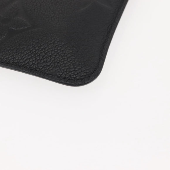 LOUIS VUITTON Monogram Empreinte Giant Neverfull MM Pouch Black LV Auth 149361