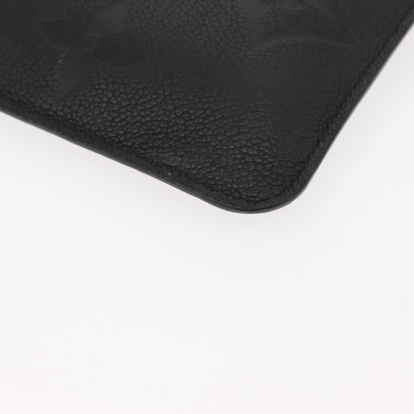 LOUIS VUITTON Monogram Empreinte Giant Neverfull MM Pouch Black LV Auth 149361