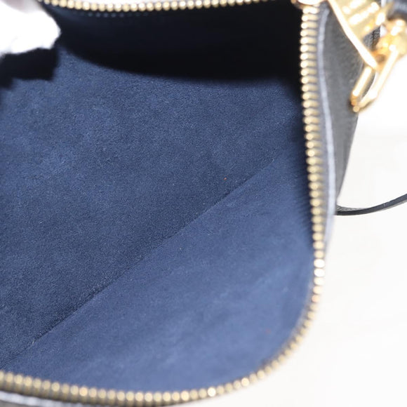 LOUIS VUITTON Monogram Empreinte Giant Neverfull MM Pouch Black LV Auth 149361