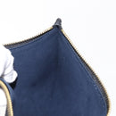 LOUIS VUITTON Monogram Empreinte Giant Neverfull MM Pouch Black LV Auth 149361-19