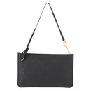 LOUIS VUITTON Monogram Empreinte Giant Neverfull MM Pouch Black LV Auth 149361-2