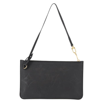 LOUIS VUITTON Monogram Empreinte Giant Neverfull MM Pouch Black LV Auth 149361 - 0