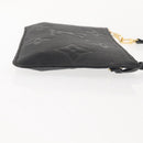 LOUIS VUITTON Monogram Empreinte Giant Neverfull MM Pouch Black LV Auth 149361-3