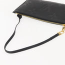 LOUIS VUITTON Monogram Empreinte Giant Neverfull MM Pouch Black LV Auth 149361-7