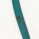 PRADA Hand Bag Leather 2way Gold Emerald Green Auth 149365-10