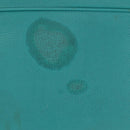 PRADA Hand Bag Leather 2way Gold Emerald Green Auth 149365-8