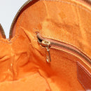 MCM Logogram Vicetos Hand Bag PVC Leather 2way Brown Gold Auth 149366-22