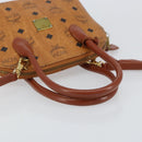 MCM Logogram Vicetos Hand Bag PVC Leather 2way Brown Gold Auth 149366-7