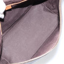 CELINE Macadam Canvas Shoulder Bag PVC Leather Brown Gold Auth 149367-11