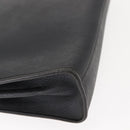 Christian Dior Honeycomb Canvas Hand Bag PVC 2way Black Gold Auth 149368-16