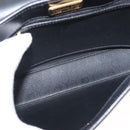 Christian Dior Honeycomb Canvas Hand Bag PVC 2way Black Gold Auth 149368-12