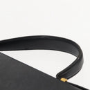 Christian Dior Honeycomb Canvas Hand Bag PVC 2way Black Gold Auth 149368-14