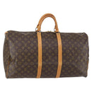 LOUIS VUITTON Monogram Keepall 55 Boston Bag M41424 LV Auth 149370-1