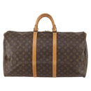 LOUIS VUITTON Monogram Keepall 55 Boston Bag M41424 LV Auth 149370-13