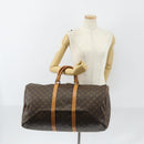 LOUIS VUITTON Monogram Keepall 55 Boston Bag M41424 LV Auth 149370-21