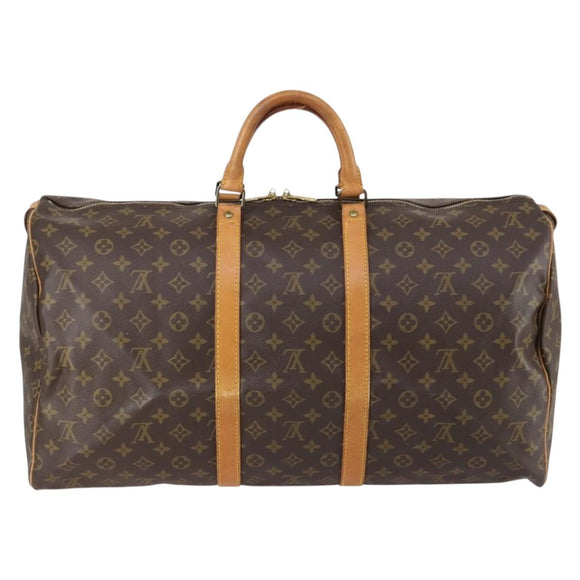 LOUIS VUITTON Monogram Keepall 55 Boston Bag M41424 LV Auth 149370
