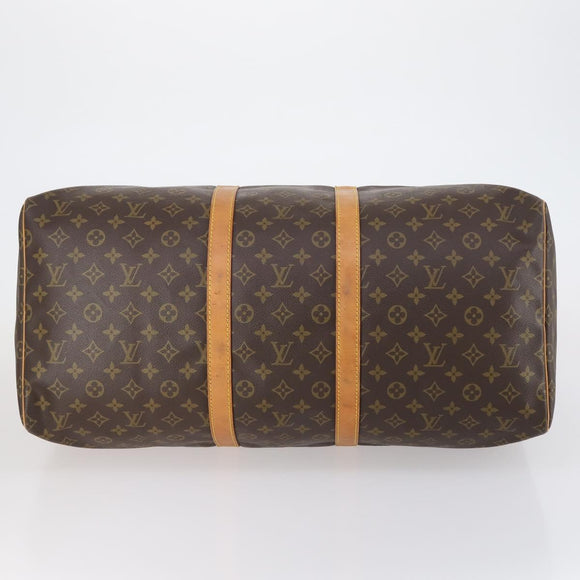 LOUIS VUITTON Monogram Keepall 55 Boston Bag M41424 LV Auth 149370