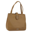 SAINT LAURENT Hand Bag Leather Brown Auth 149374-1