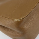 SAINT LAURENT Hand Bag Leather Brown Auth 149374-14