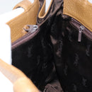 SAINT LAURENT Hand Bag Leather Brown Auth 149374-20