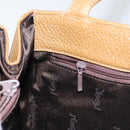 SAINT LAURENT Hand Bag Leather Brown Auth 149374-21