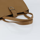 SAINT LAURENT Hand Bag Leather Brown Auth 149374-7