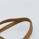 SAINT LAURENT Hand Bag Leather Brown Auth 149374-8